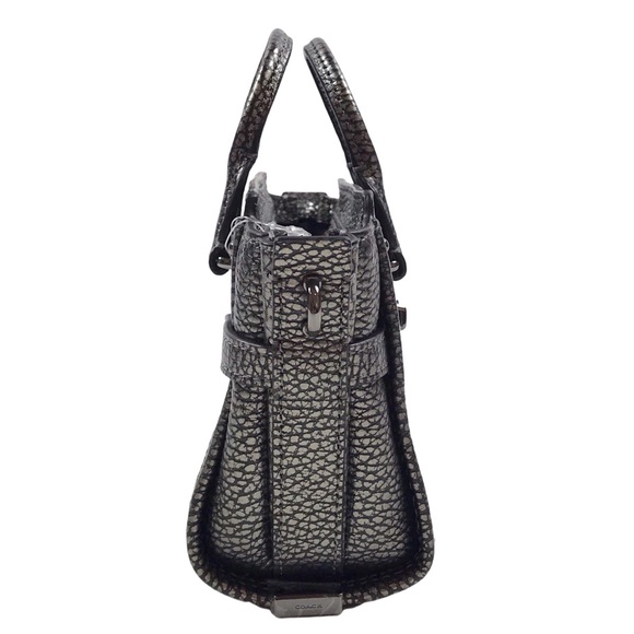 COACH Mini Metallic Swagger 15 Crossbody Handbag - Picture 3 of 13